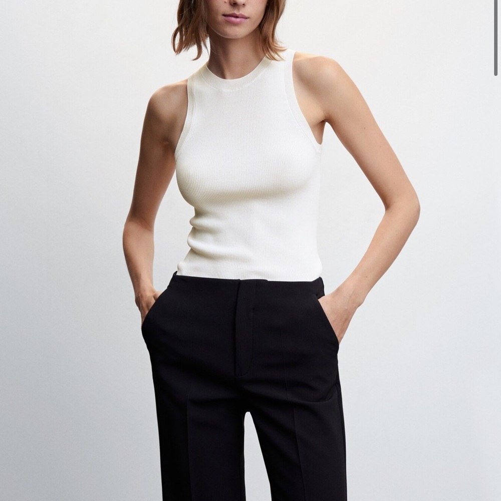 NWT Set of Mango Ribbed Sleeveless Tops